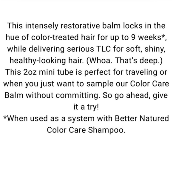 Better Natured Color Care Deep Conditioning Balm | NEW | Mini (Set of 2) - Picture 4 of 9